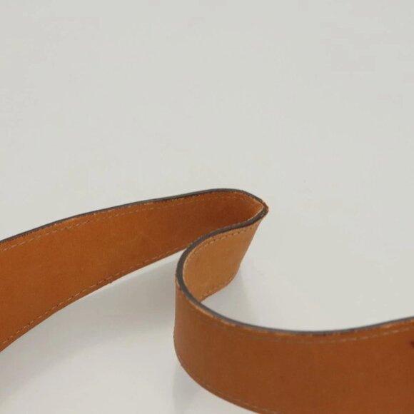 CELINE Macadam Canvas Shoulder Bag PVC Leather Brown Gold Auth 121564 - Picture 9 of 16